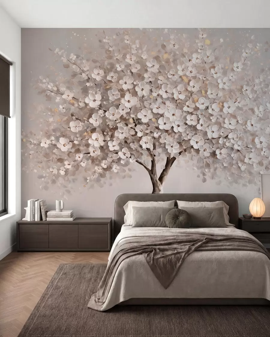 Fotobehang Bloesemdak w10050
