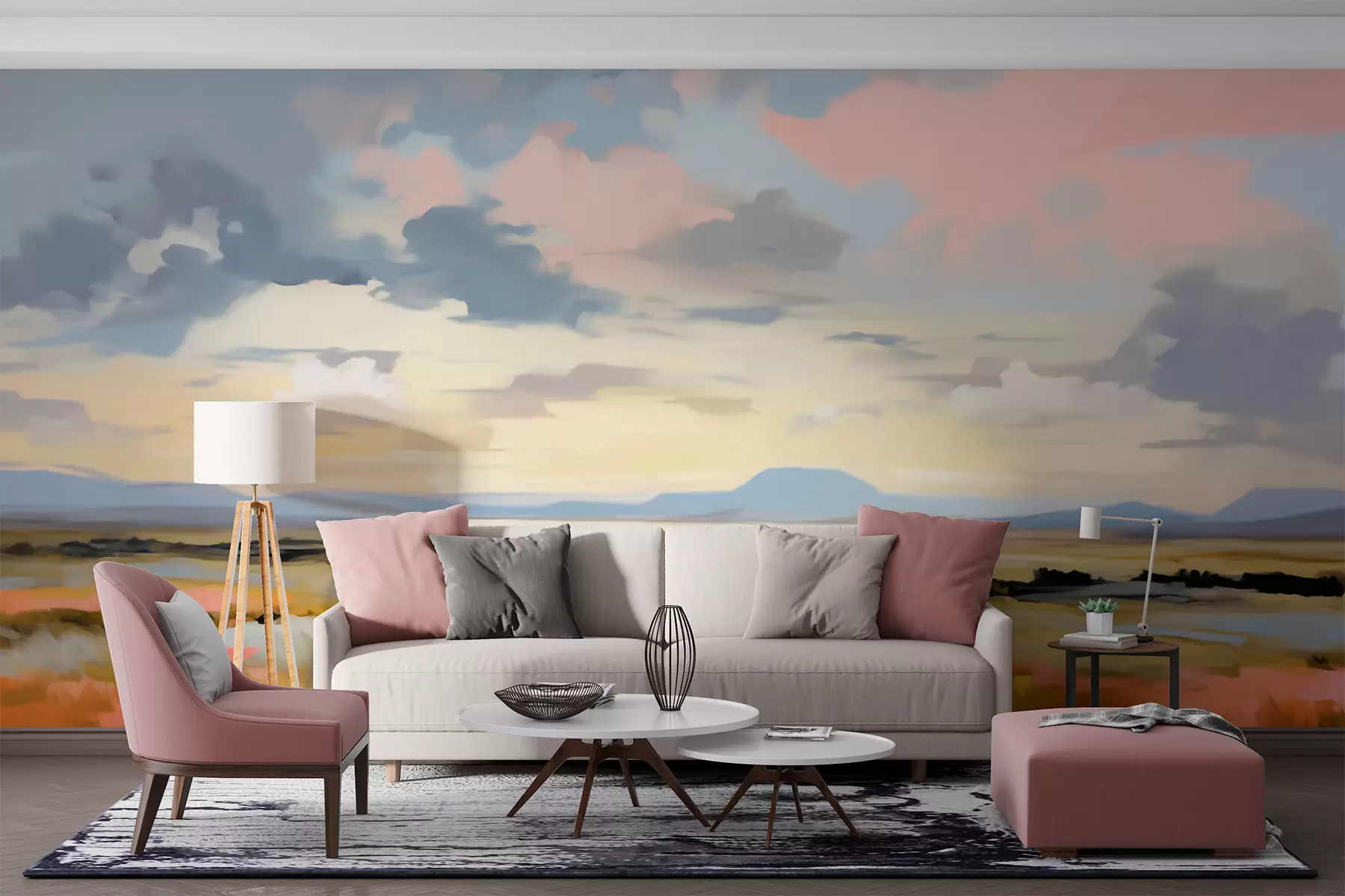 Fotobehang Landschap w05911