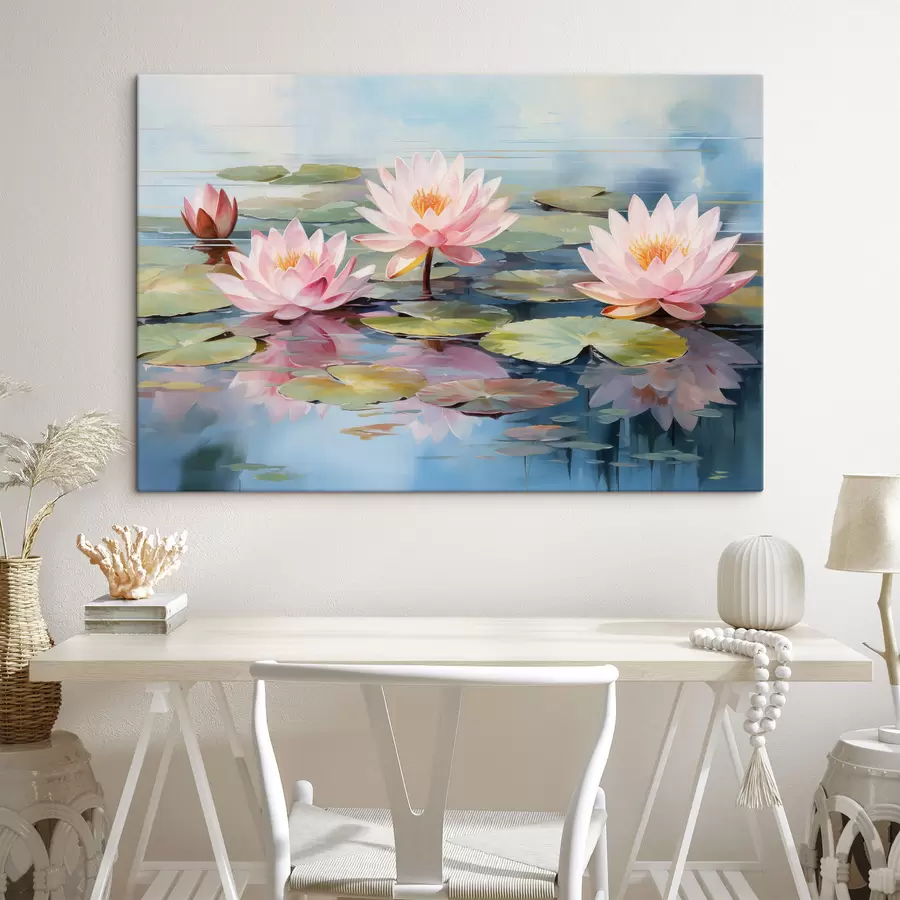  Schilderijen Lotusbloemen s50804