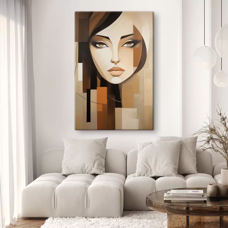  Schilderijen Abstract Portret van een vrouw s50821