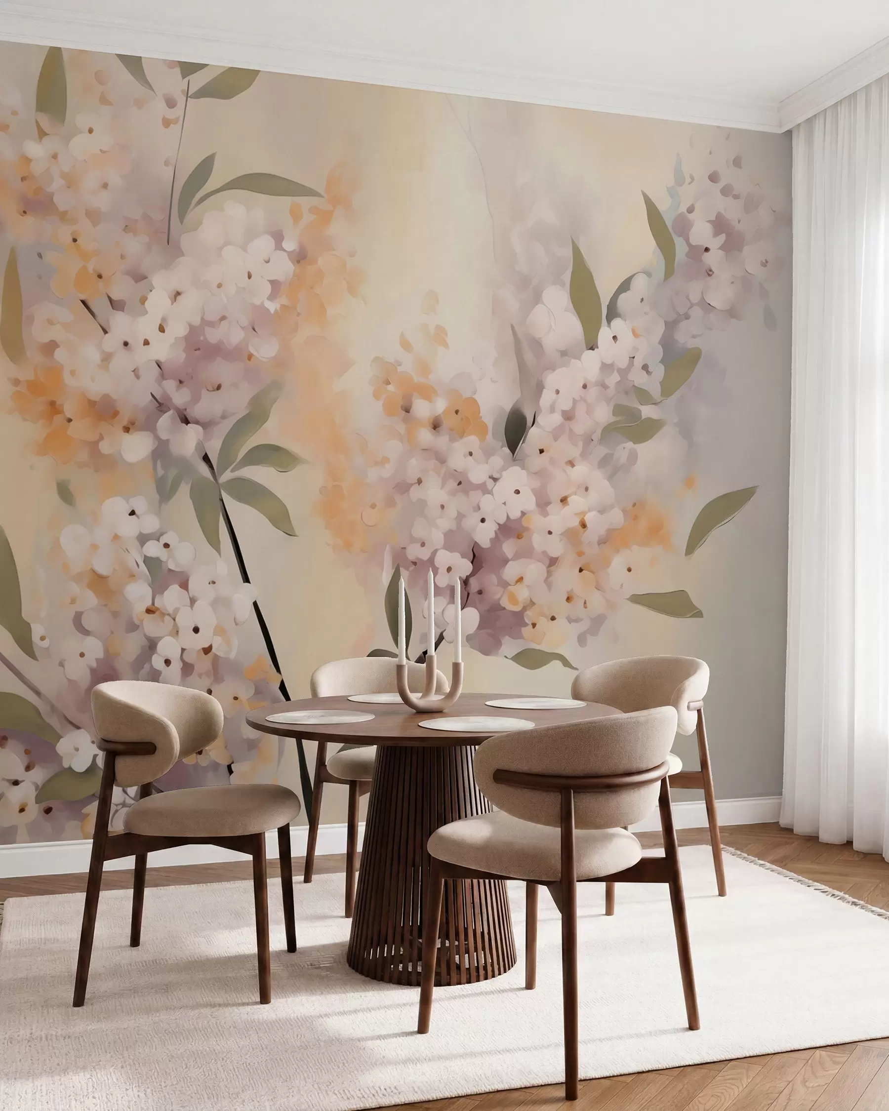 Fotobehang Bloeiende twijgjes w05872