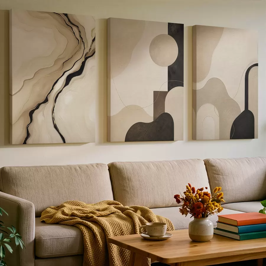  Schilderijen De verfijning van de abstractie m30990