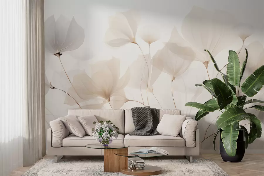 Fotobehang Fantasiebloemen w05293