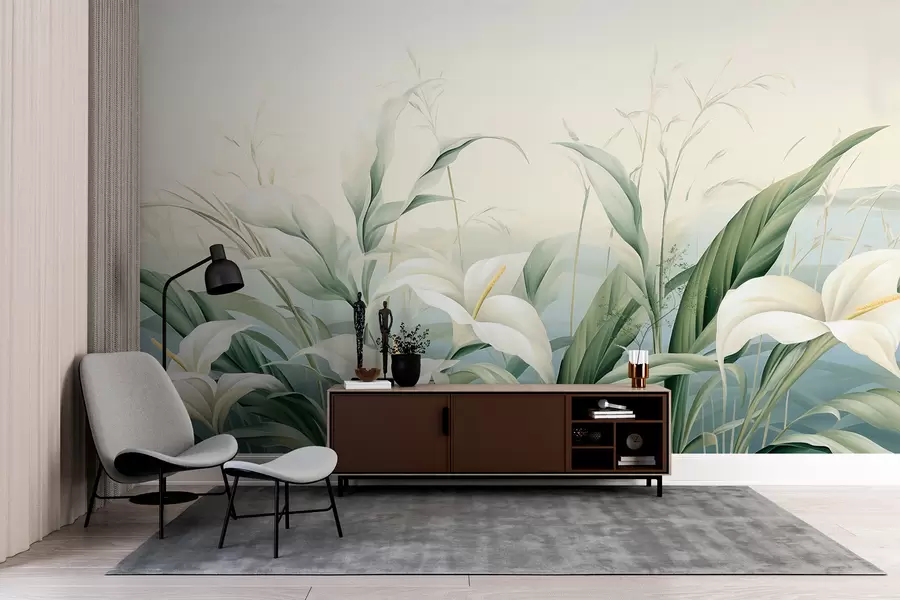 Fotobehang Exotische bloemen w05916