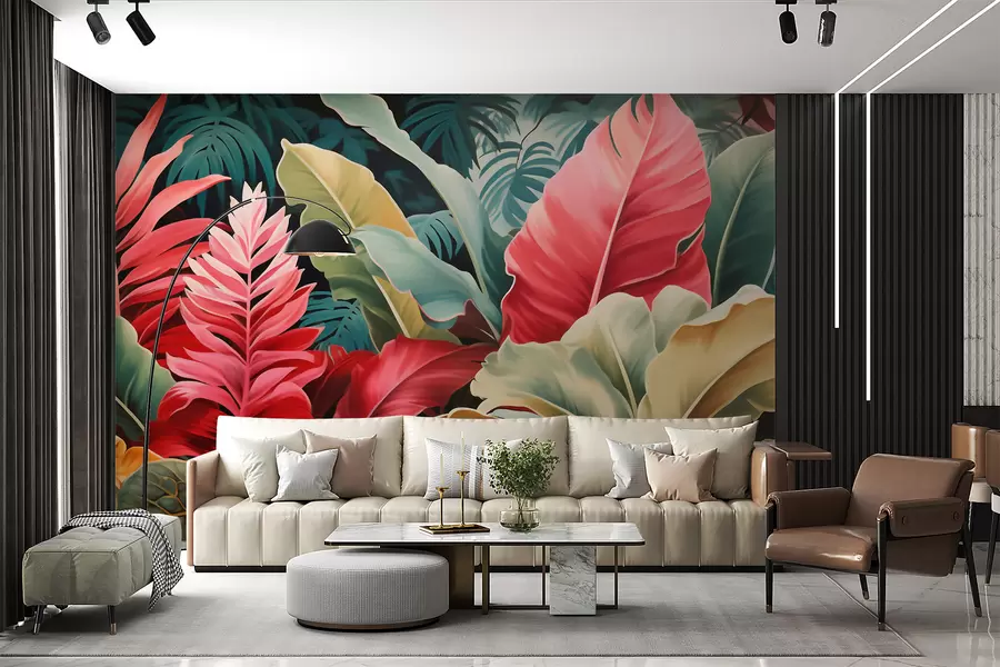 Fotobehang Palmbladeren w05936