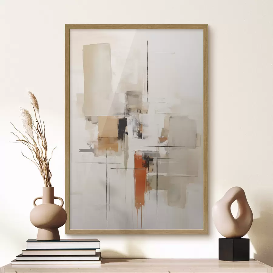 Fotobehang Abstractie, imitatie van de schilderkunst f50847