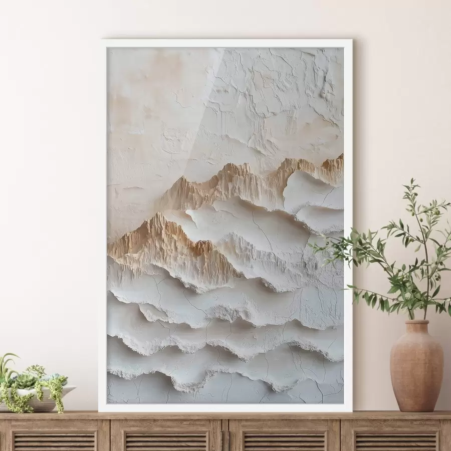 Fotobehang Beige pieken met structuur f50737