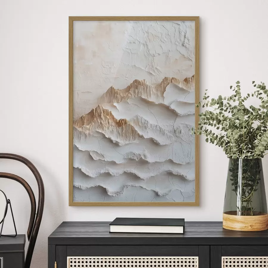 Fotobehang Beige pieken met structuur f50737