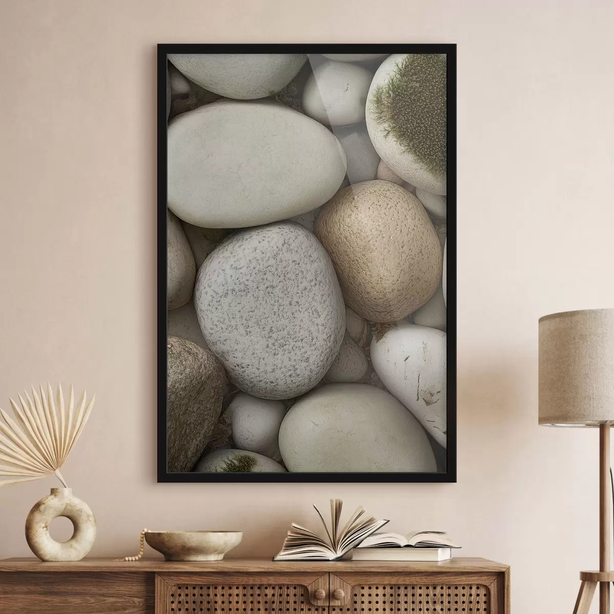 Poster Zeekiezelstenen en Spa Harmony f50759
