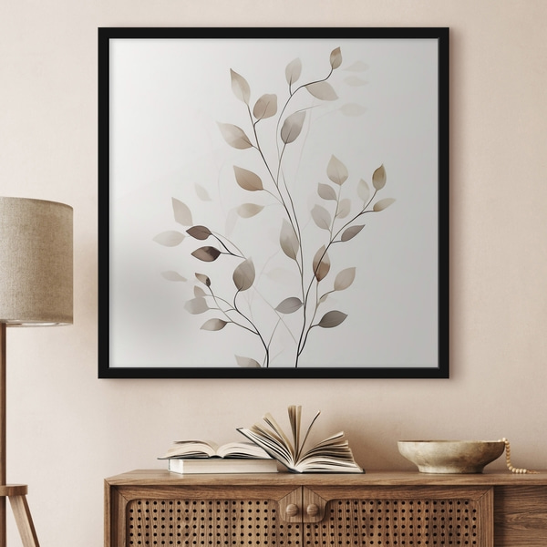 Poster Elegante grafische tak, Posters Minimalisme, f50763bk : Uwalls