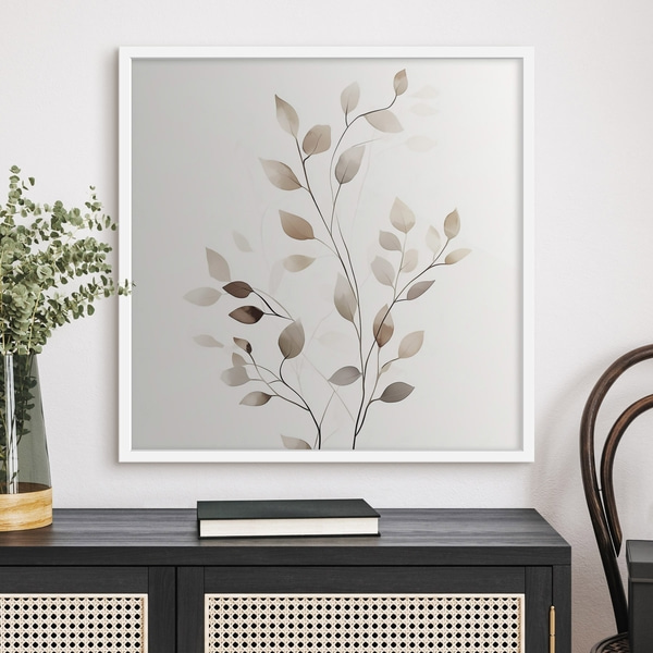 Poster Elegante grafische tak, Posters Minimalisme, f50763wh : Uwalls