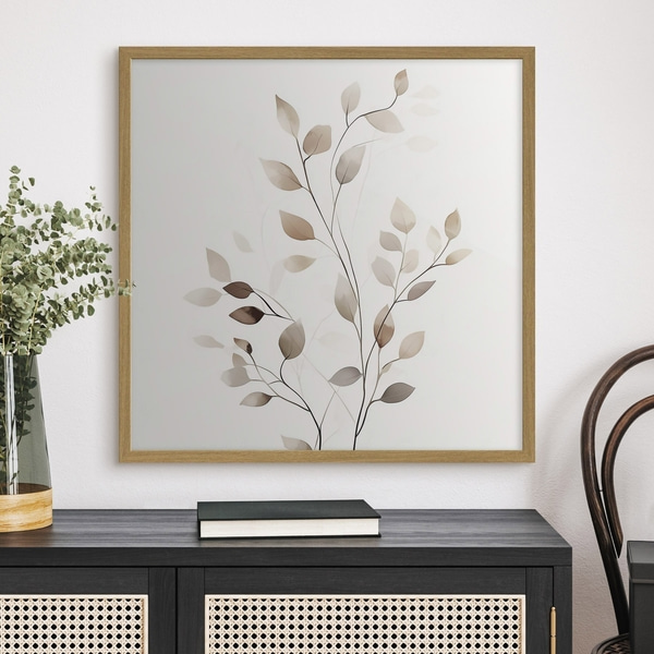 Poster Elegante grafische tak, Posters Minimalisme, f50763wo : Uwalls
