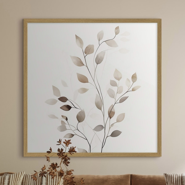 Poster Elegante grafische tak, Posters Minimalisme, f50763wo : Uwalls