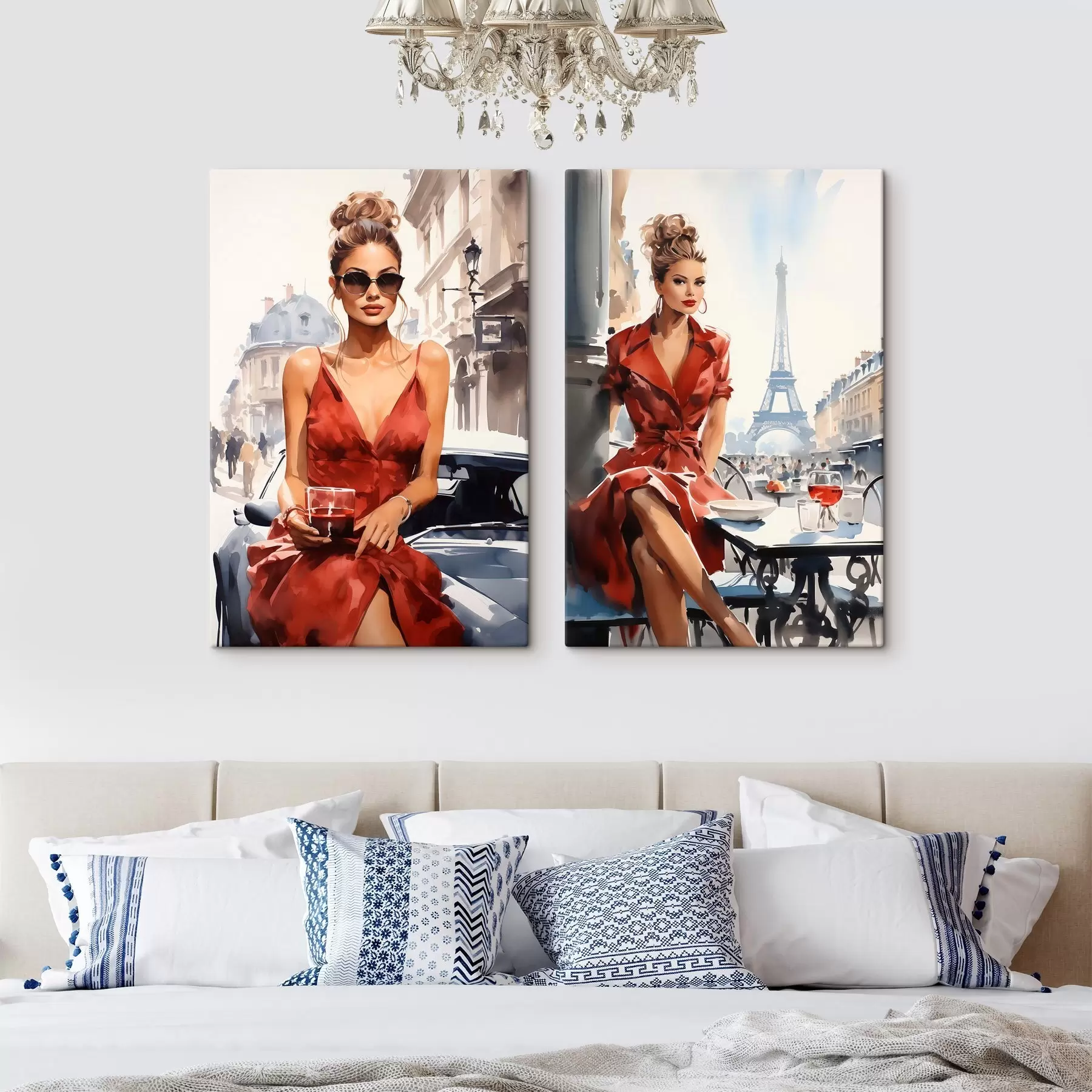  Schilderijen Parijse chic en elegantie m31000