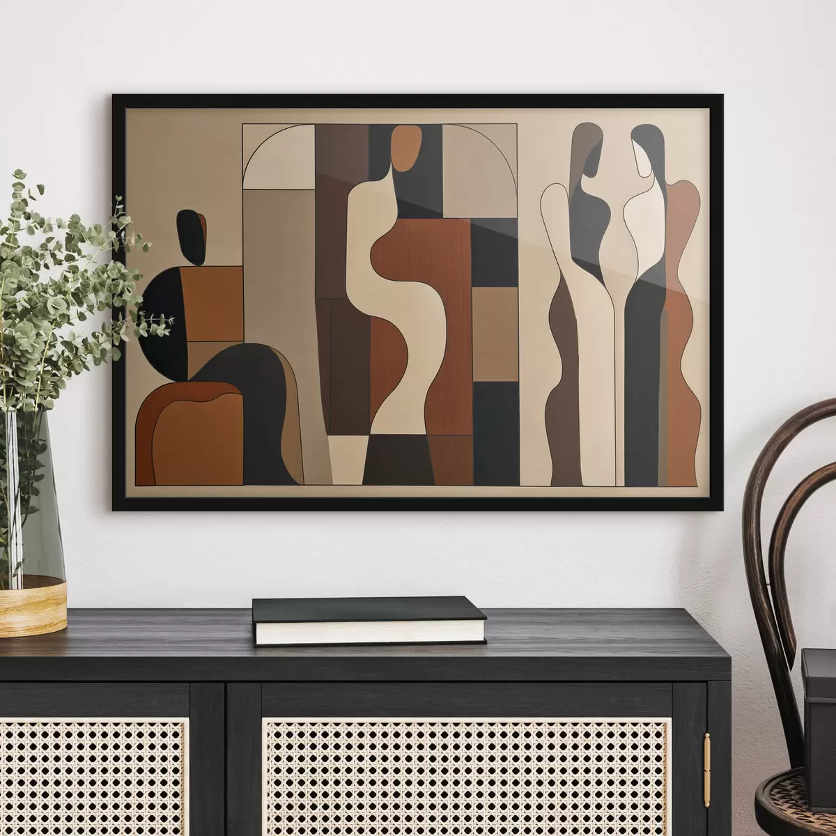 Poster Abstracte figuren f50906