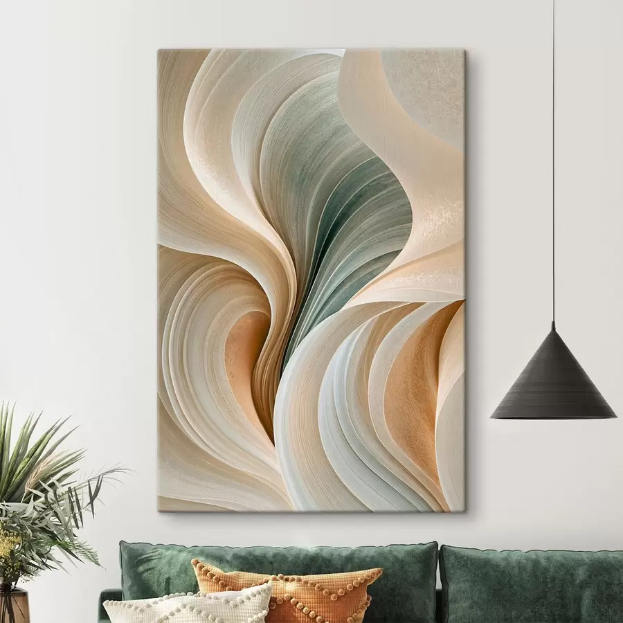 Fotobehang Abstracte golven s50855