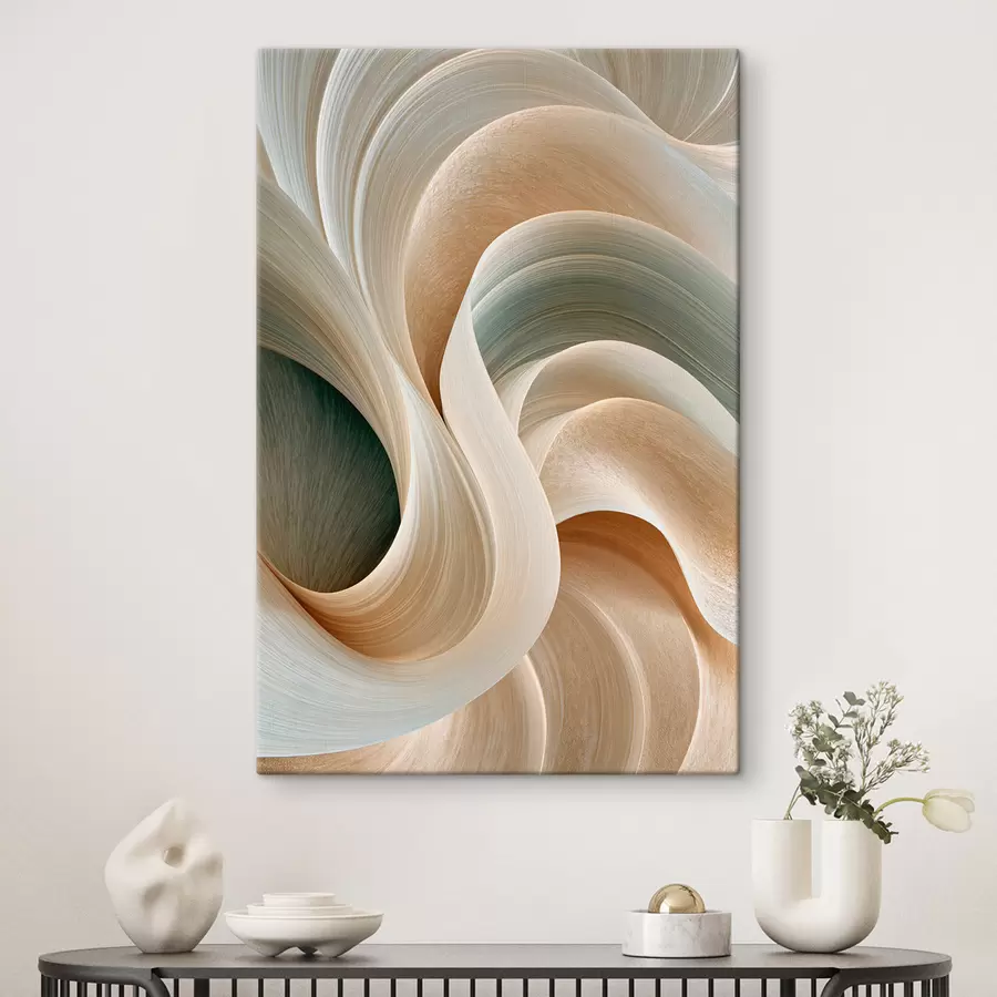 Fotobehang Abstracte, subtiele golven s50856