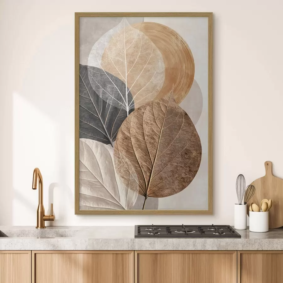 Fotobehang Abstracte bladeren f50717