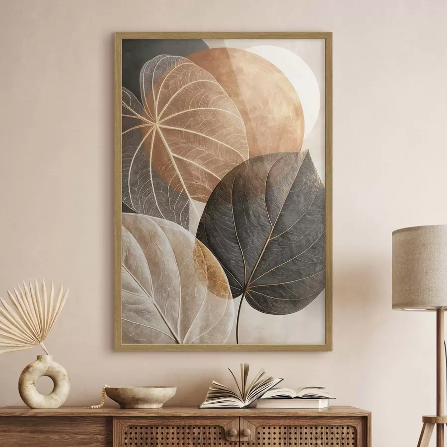 Fotobehang Abstracte bladeren f50718
