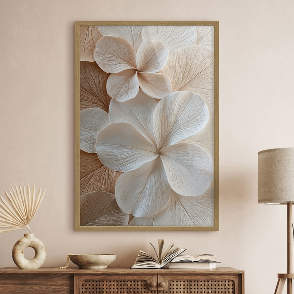 Poster Abstracte bloemblaadjes, Posters Bloemen en planten, f50857wo : Uwalls