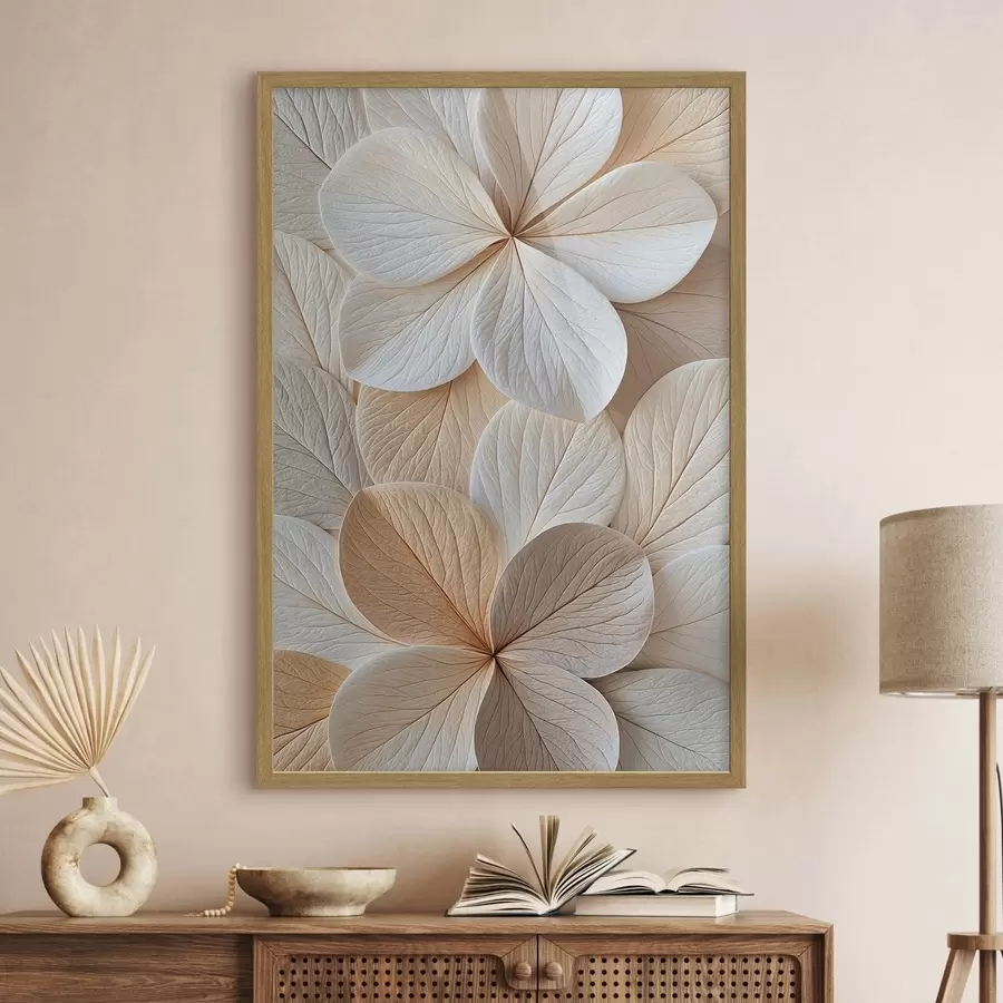 Fotobehang Abstracte bloemblaadjes f50858