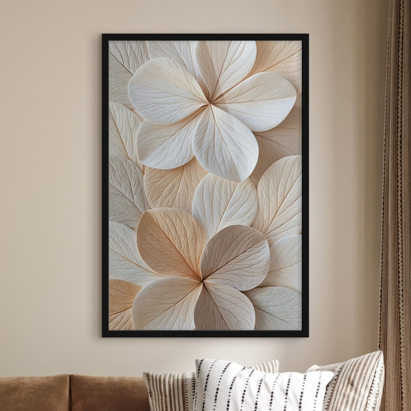 Poster Abstracte bloemblaadjes, Posters Bloemen en planten, f50858bk : Uwalls