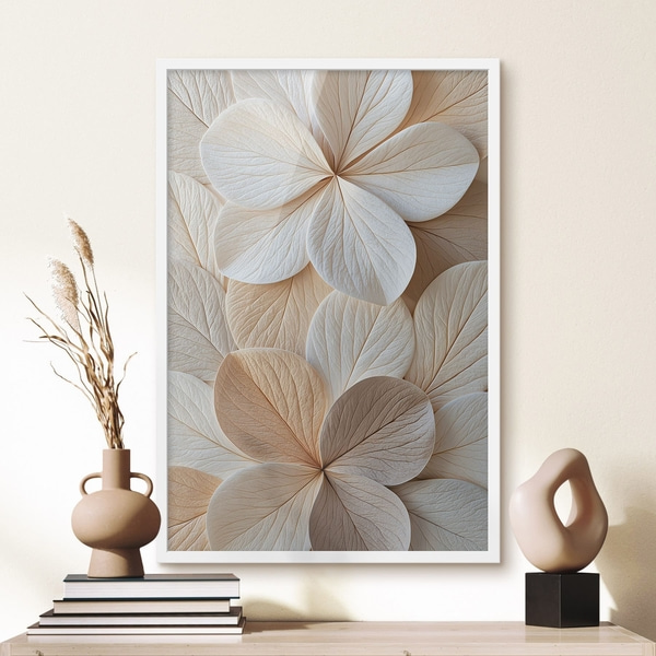 Poster Abstracte bloemblaadjes, Posters Bloemen en planten, f50858wh : Uwalls
