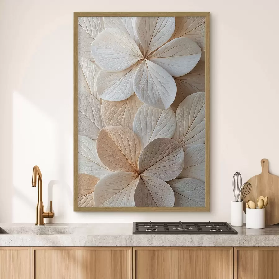 Fotobehang Abstracte bloemblaadjes f50858