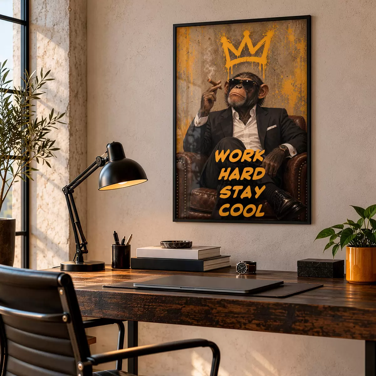 Poster Kalm onder druk f50649