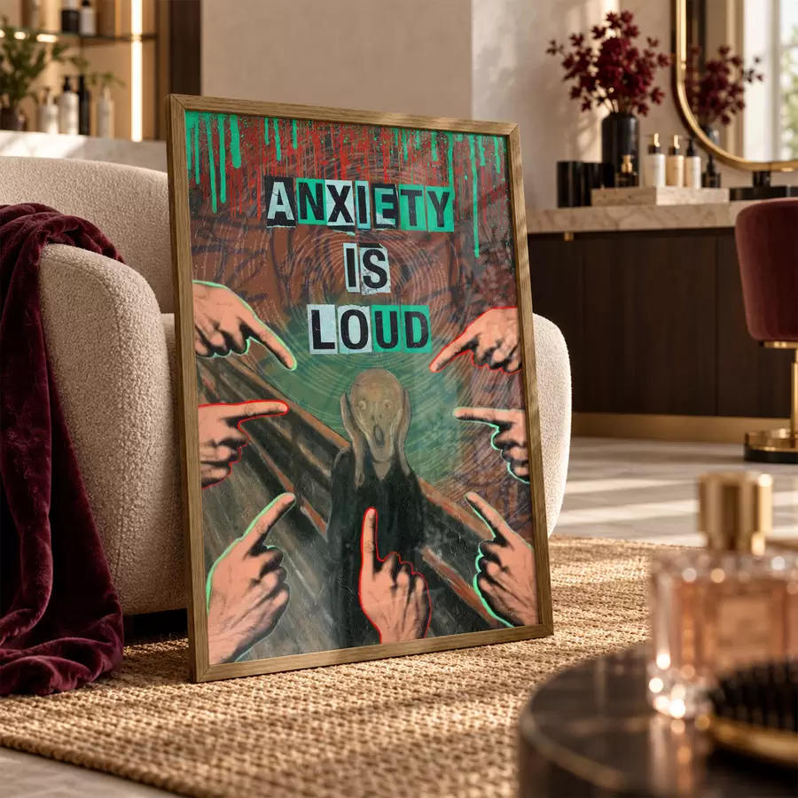 Fotobehang De stem van de angst f50652
