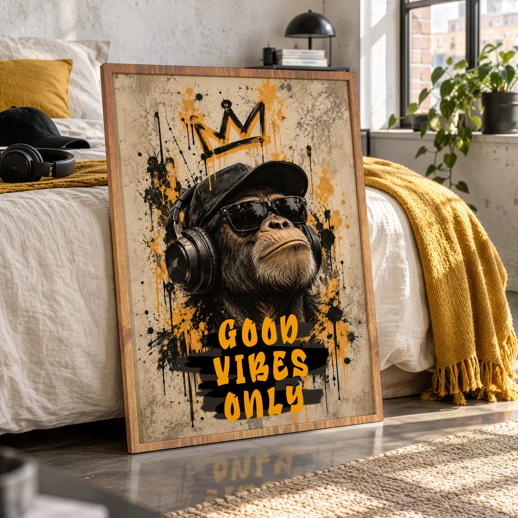 Fotobehang Koning van de goede vibes f50642
