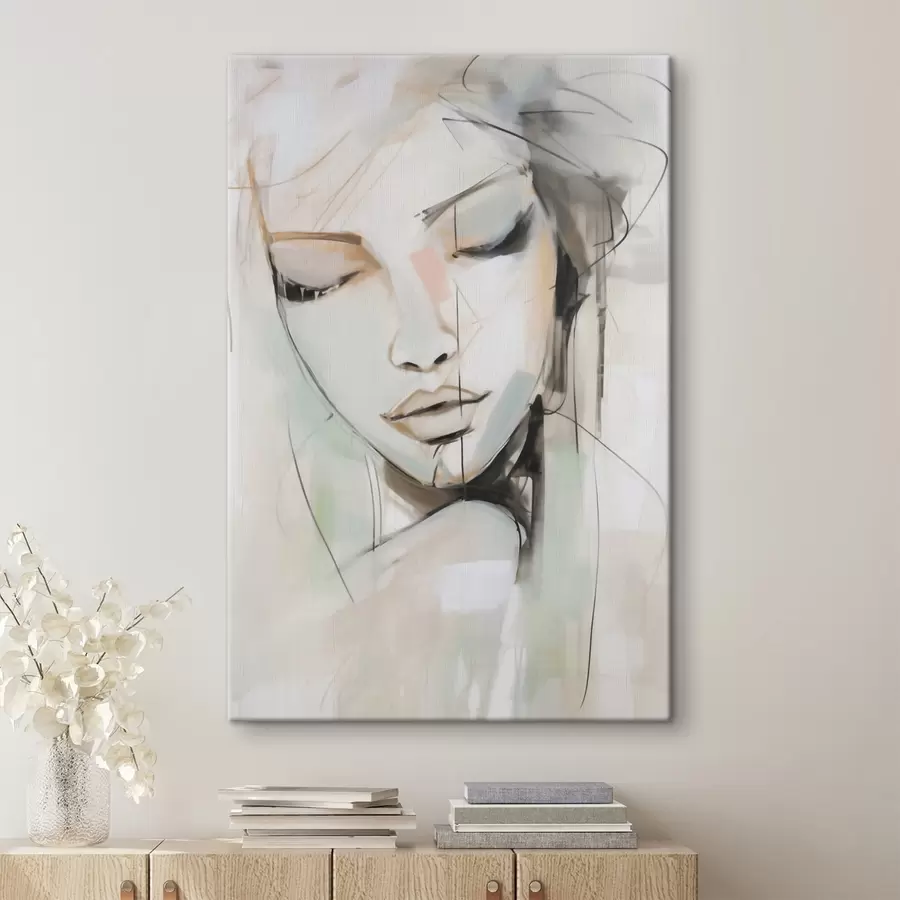  Schilderijen Portret, imitatie van een schilderij s50979