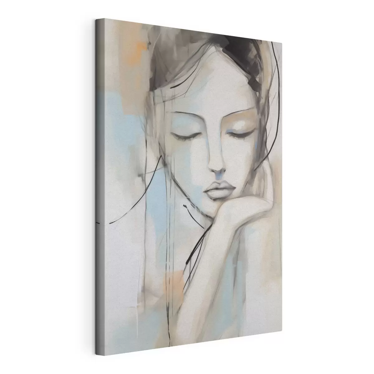  Schilderijen Abstract portret, imitatie van een schilderij s50980