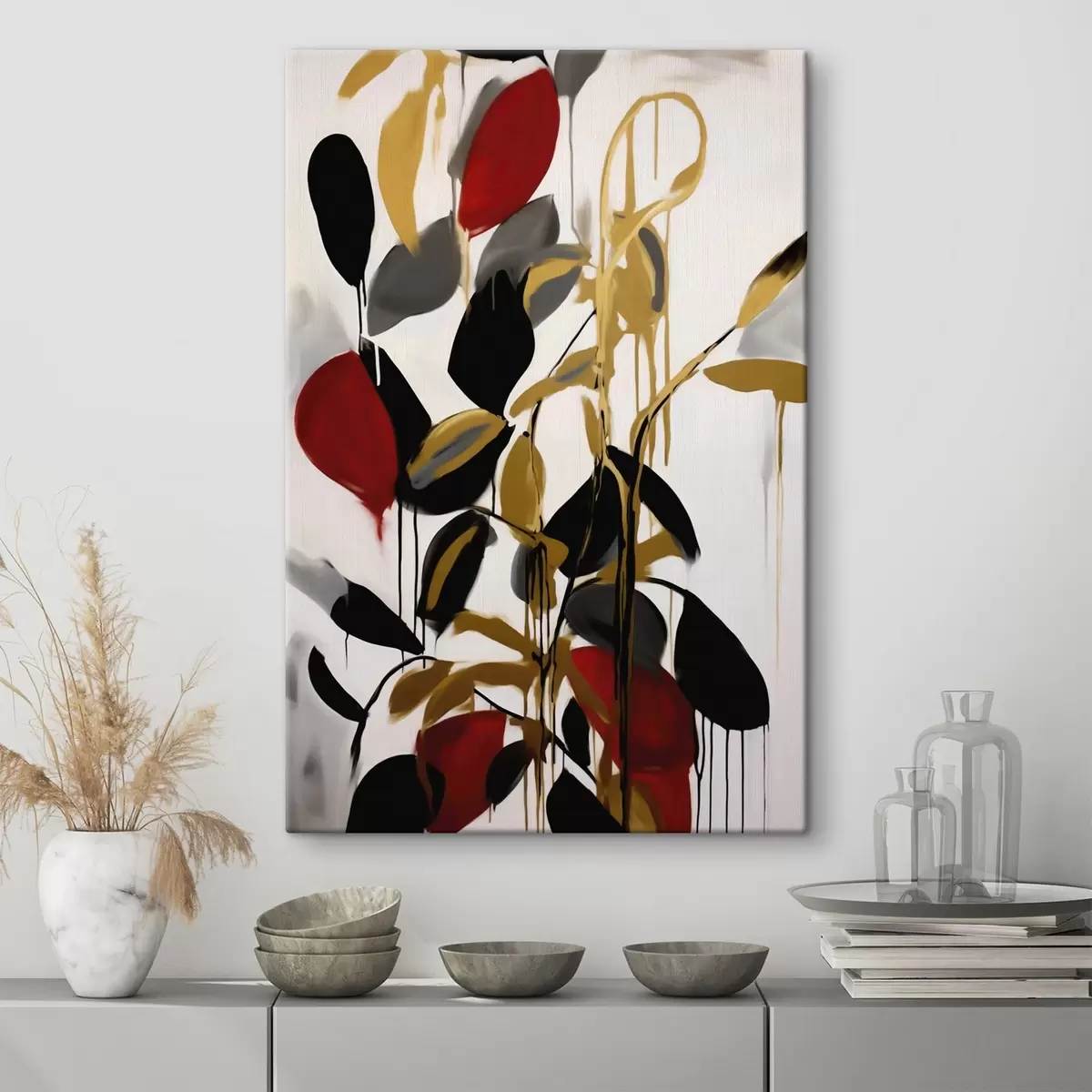  Schilderijen Abstractie, imitatie van de schilderkunst s50983