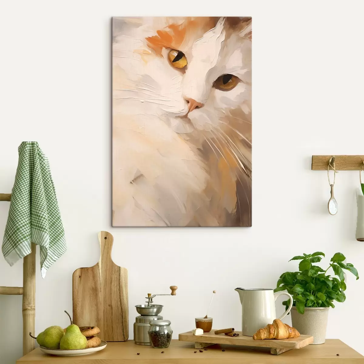  Schilderijen Kat, schilderij in imitatie s50987