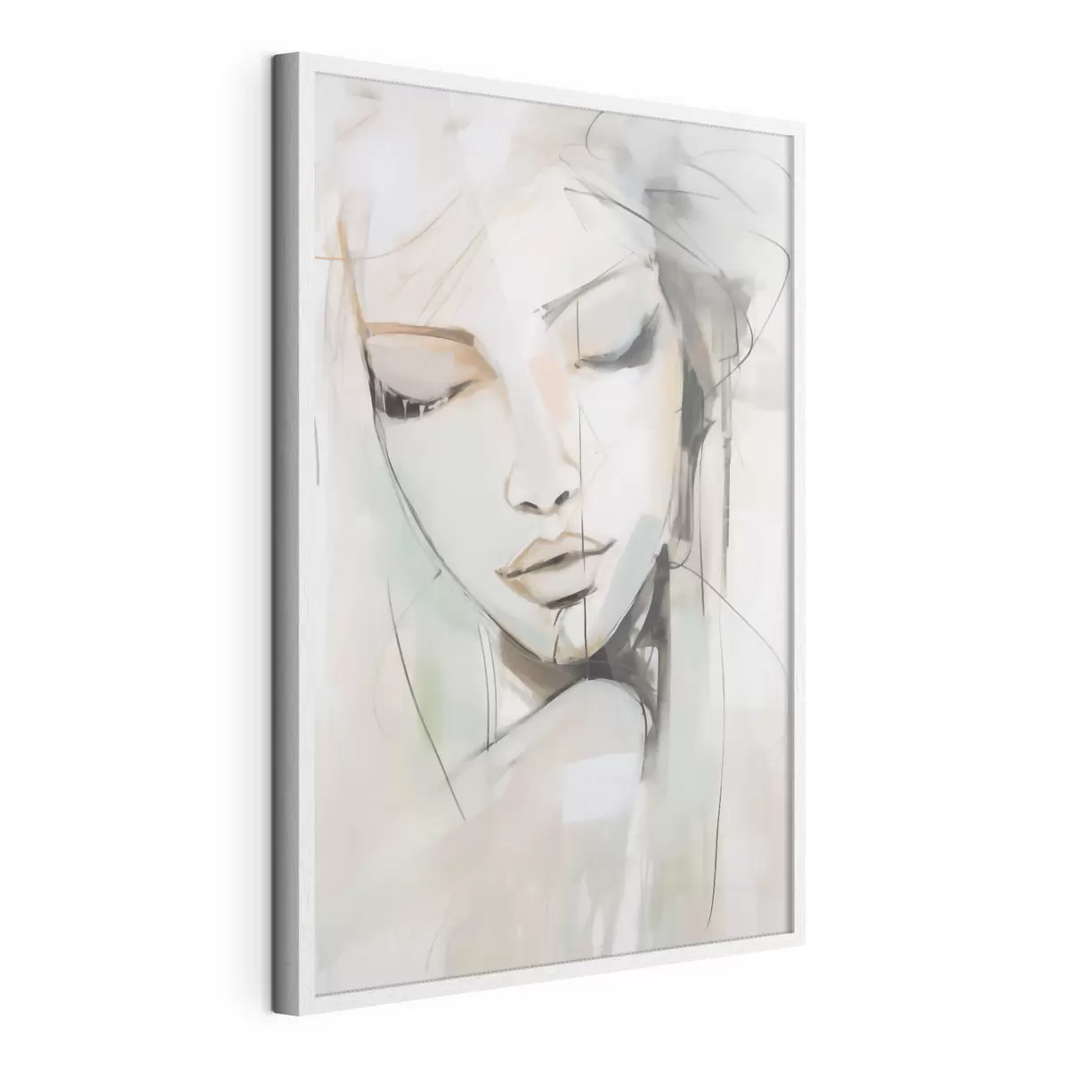 Poster Portret, imitatie van een schilderij f50979