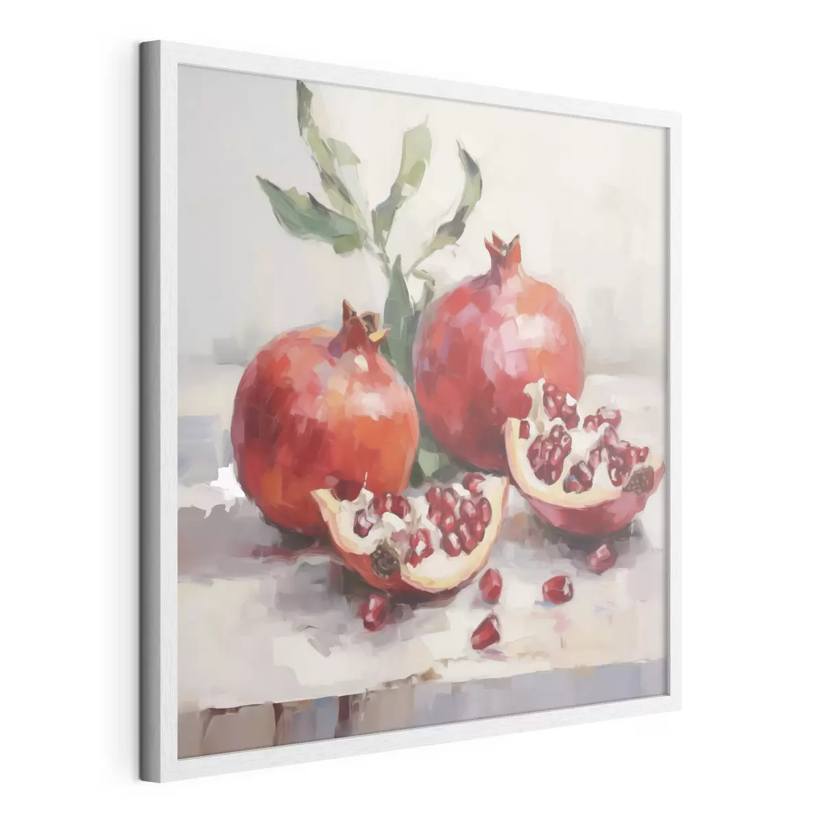 Poster Granaatappels, schilderij in imitatietechniek f50982