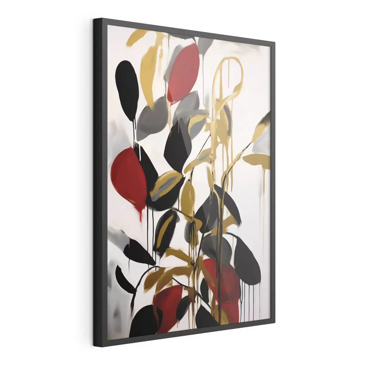 Poster Abstractie, imitatie van de schilderkunst f50983