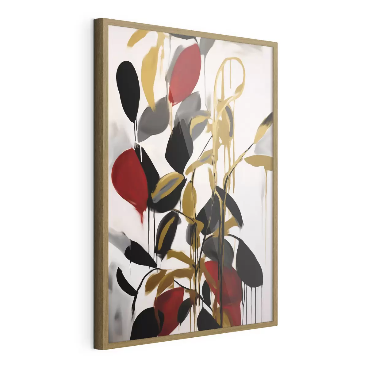 Poster Abstractie, imitatie van de schilderkunst f50983