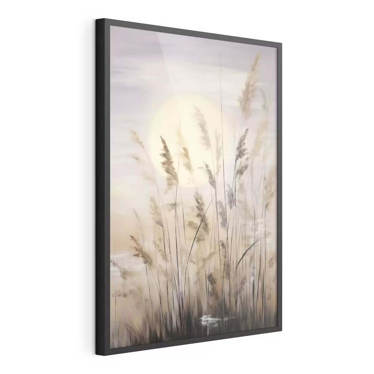 Poster Abstracte kruiden, schilderij in imitatietechniek f50986