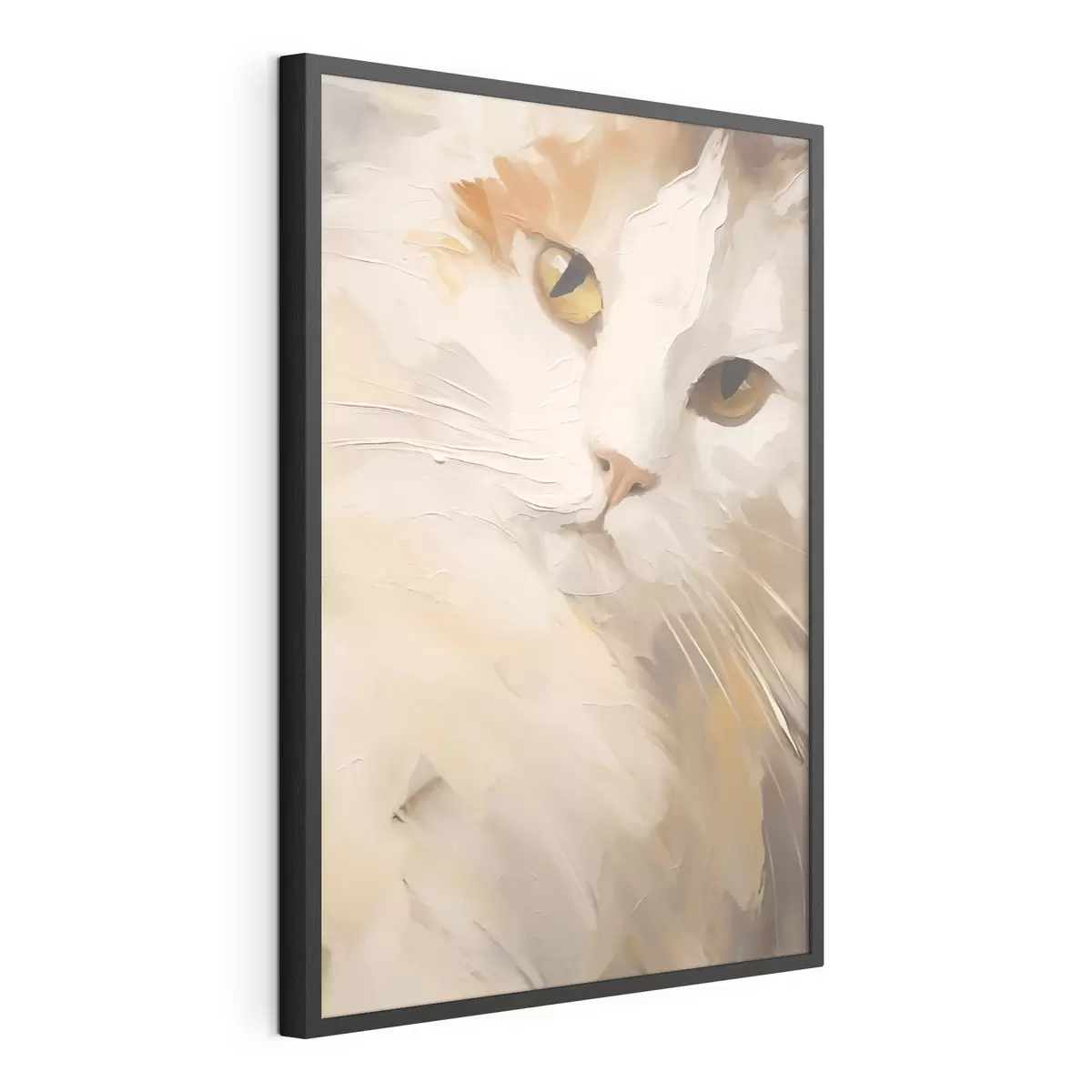 Poster Kat, schilderij in imitatie f50987