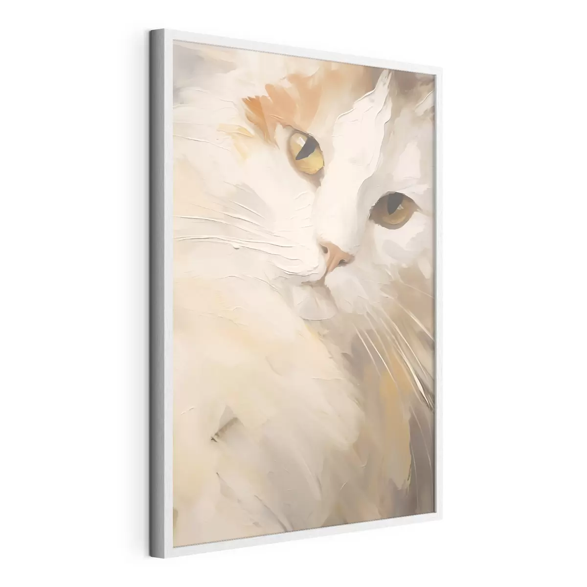Poster Kat, schilderij in imitatie f50987