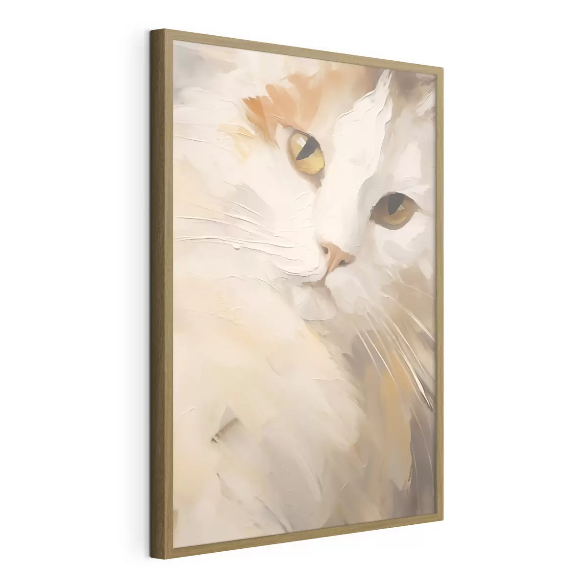 Poster Kat, schilderij in imitatie f50987