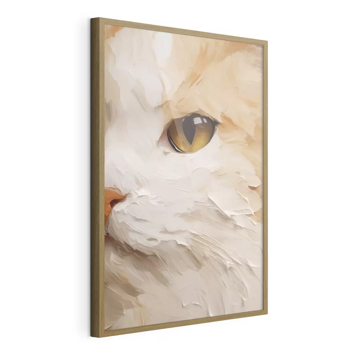 Poster Kat, schilderij in imitatie f50988