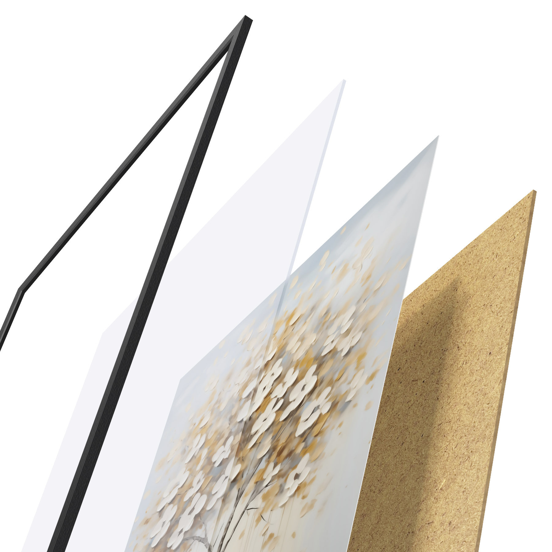 Poster Boom, schilderij in imitatie f50992