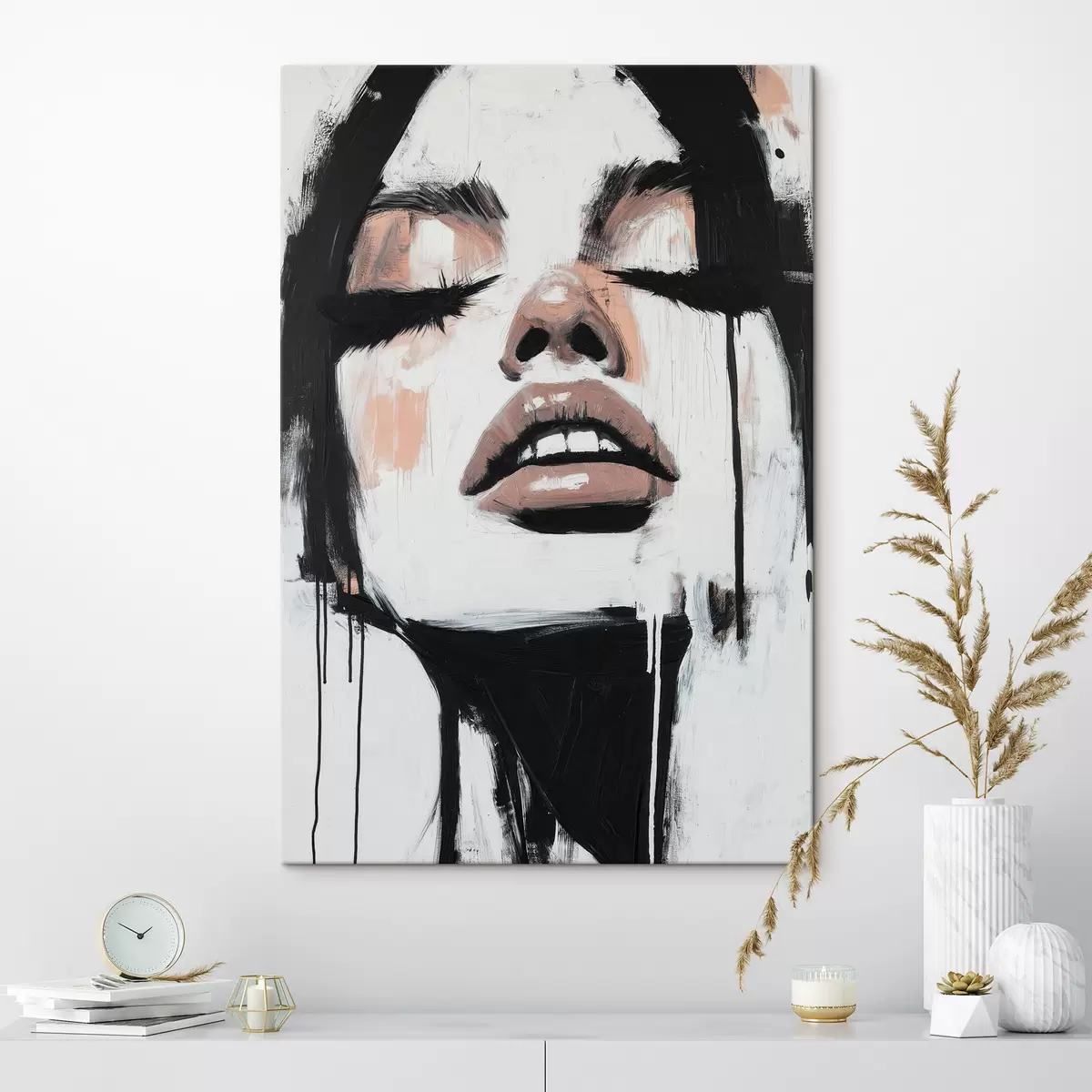  Schilderijen Abstract portret s51000