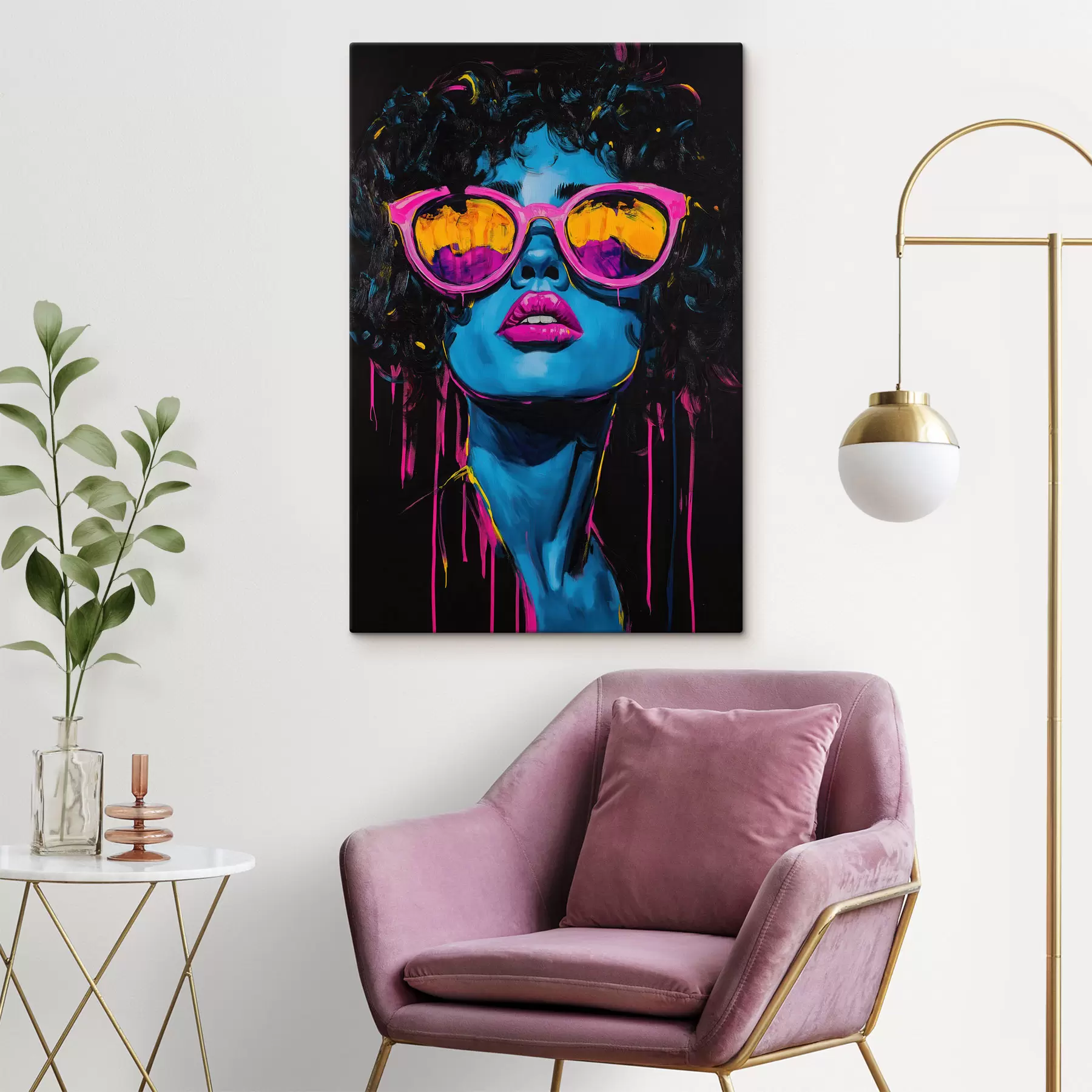  Schilderijen Abstract portret s51009