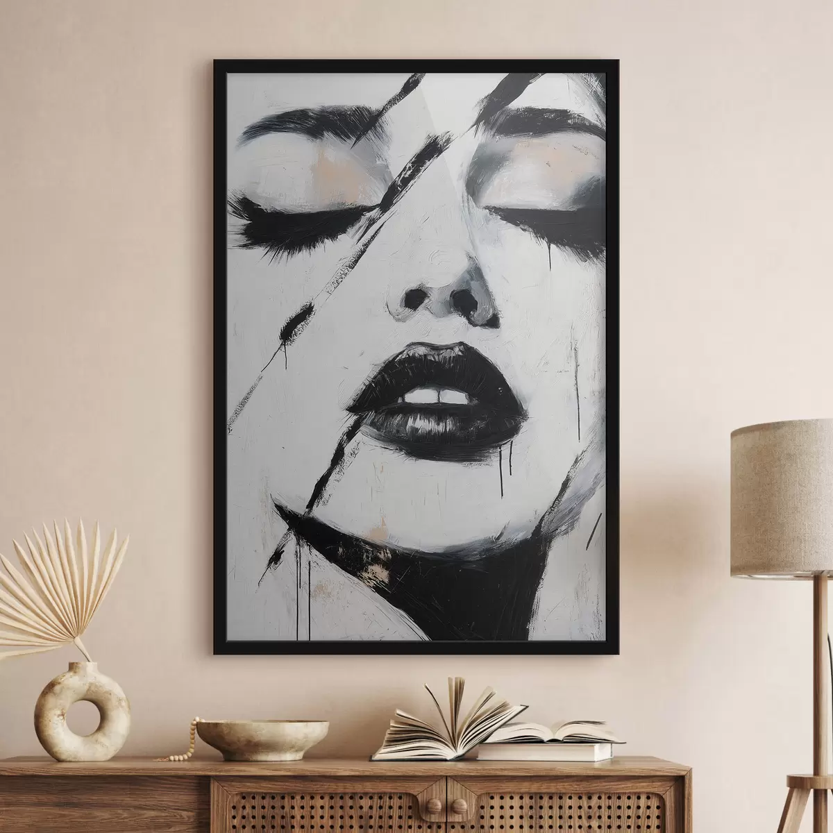 Poster Abstract portret f50999