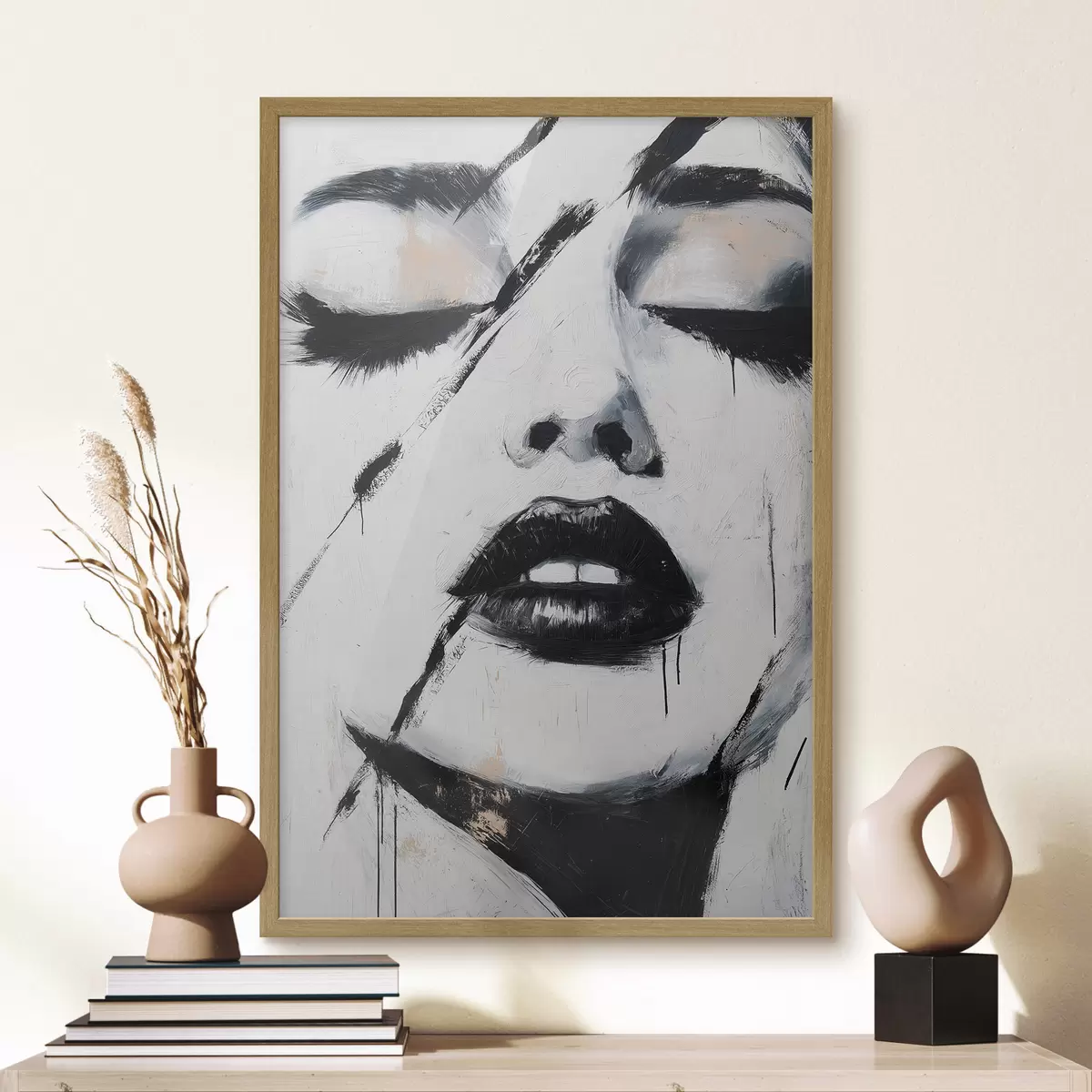 Poster Abstract portret f50999