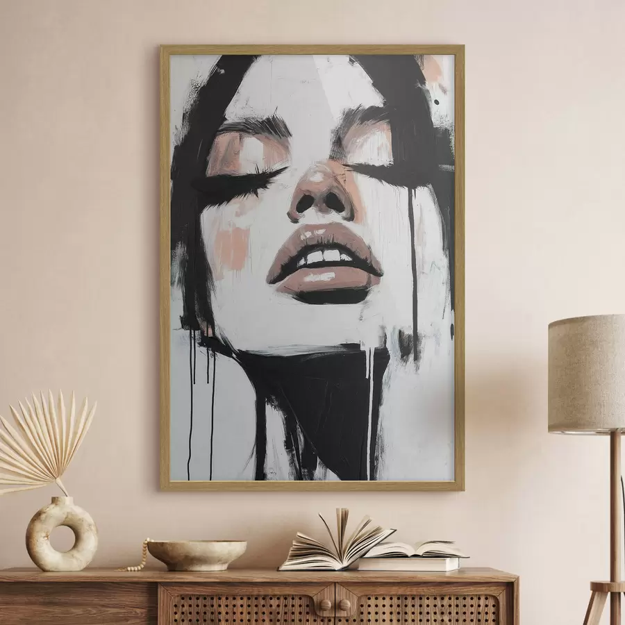 Fotobehang Abstract portret f51000